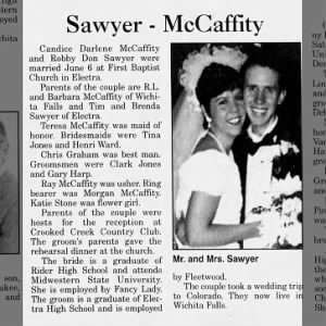 Marriage of McCaffity / Sawyer